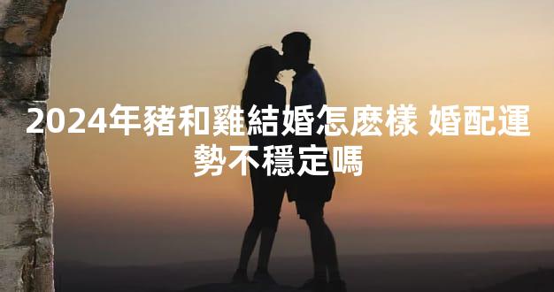 2024年豬和雞結婚怎麽樣 婚配運勢不穩定嗎